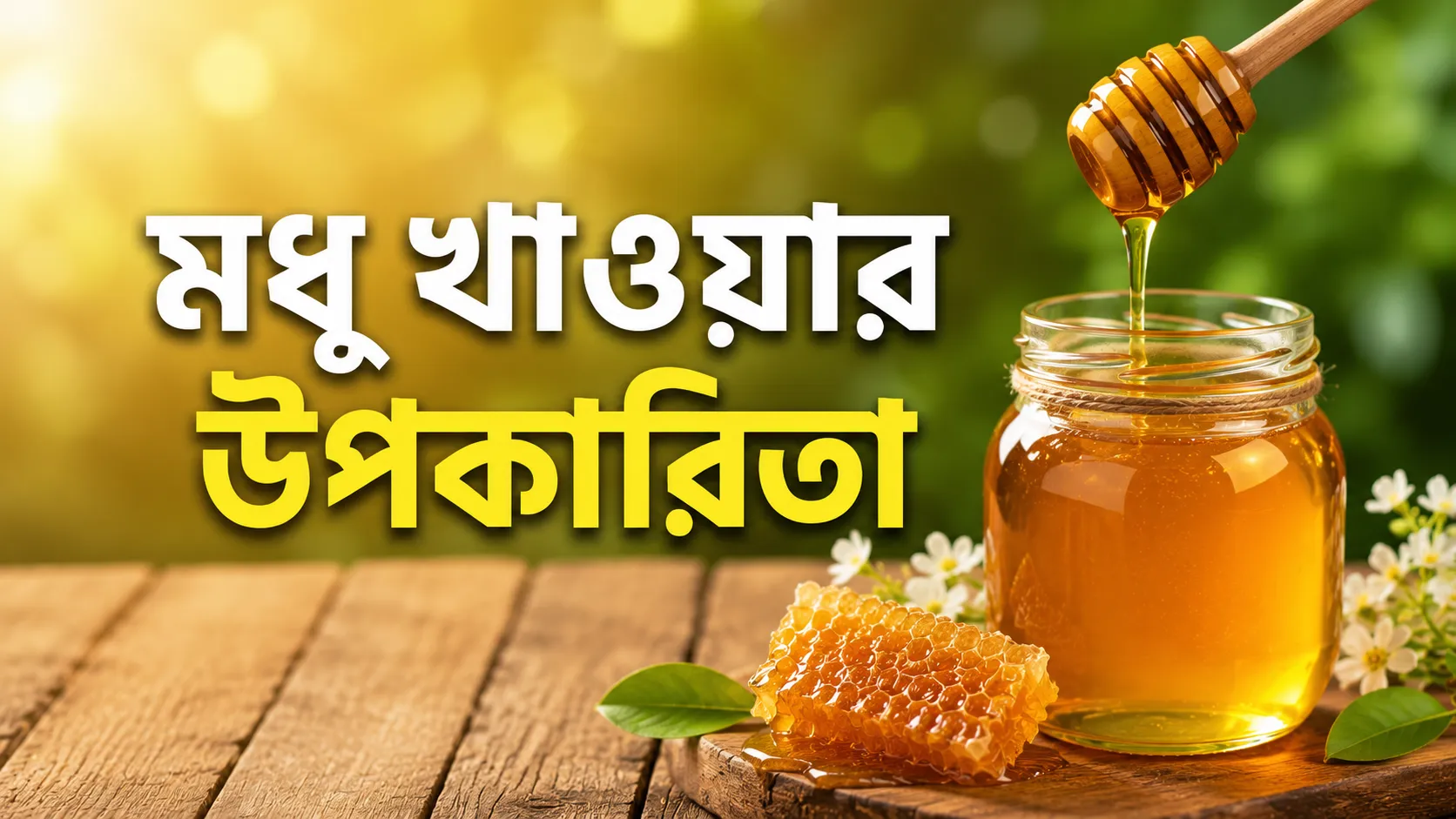 মধু খাওয়ার উপকারিতা