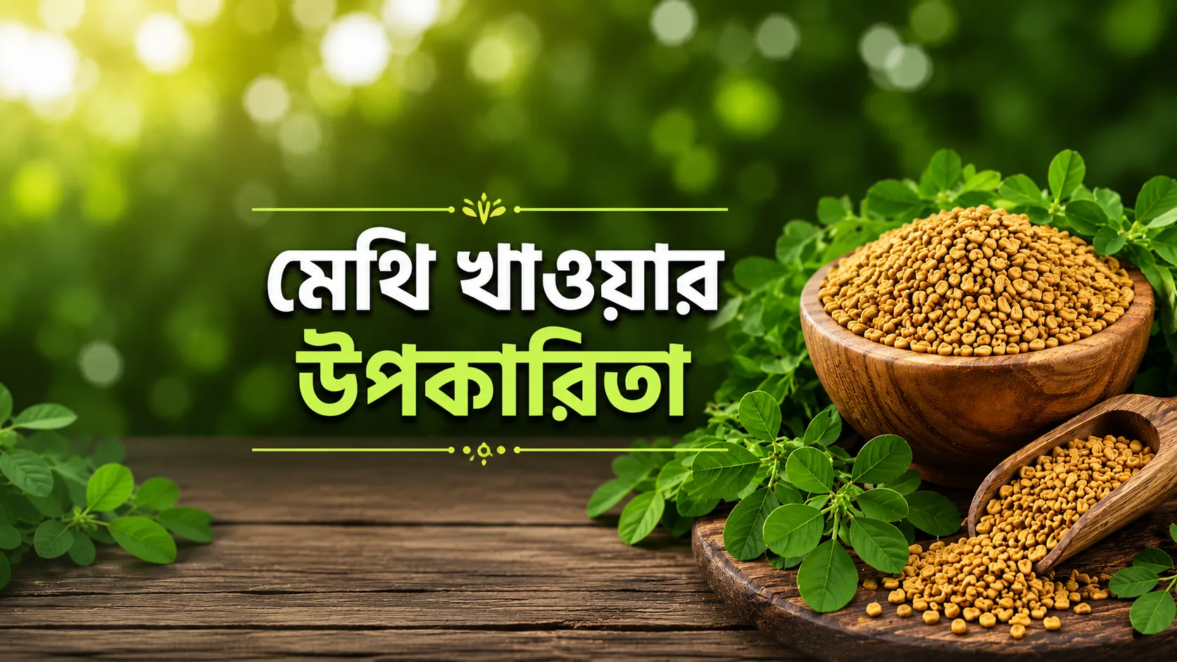 মেথি খাওয়ার উপকারিতা