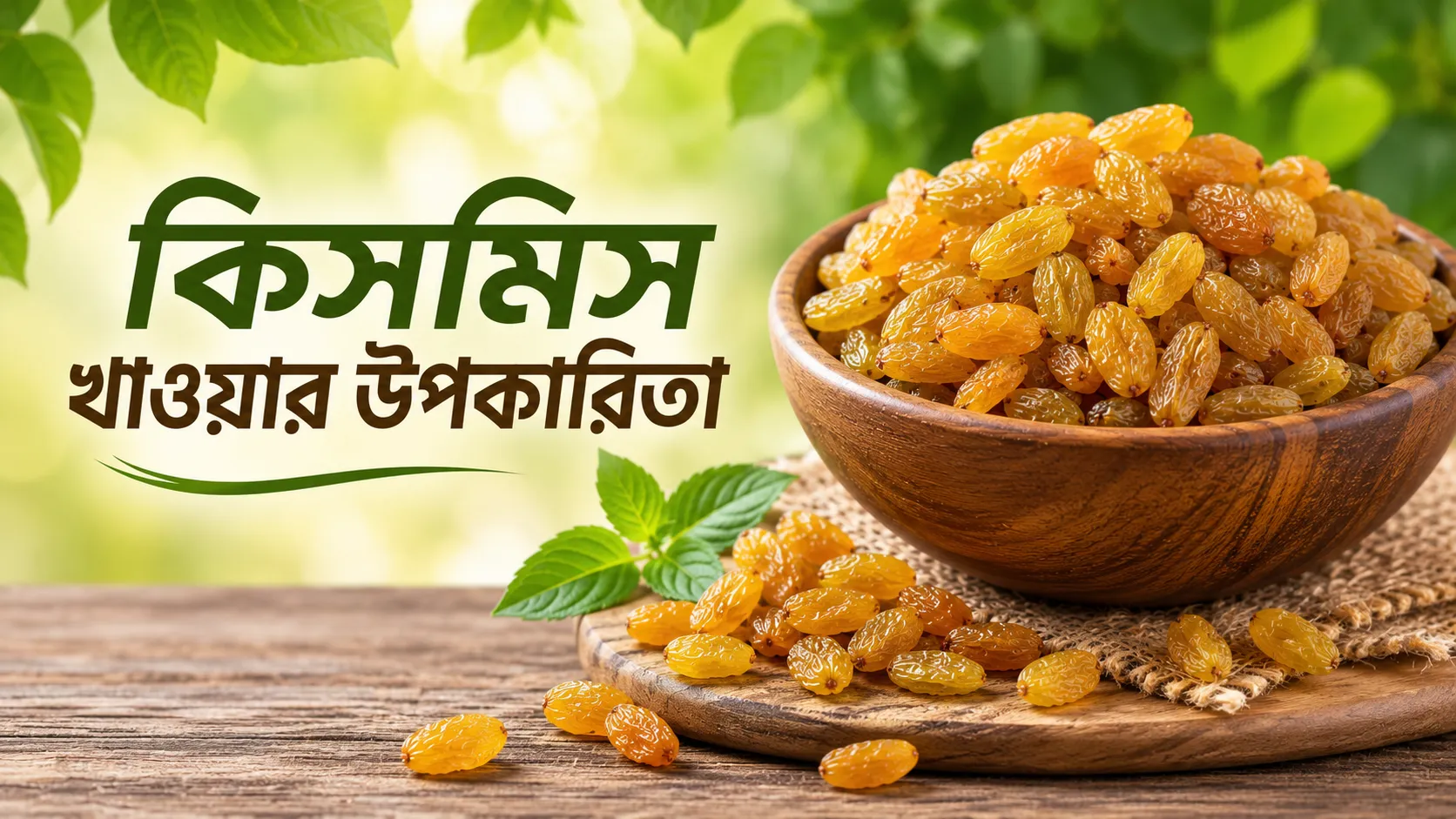 কিসমিস খাওয়ার উপকারিতা